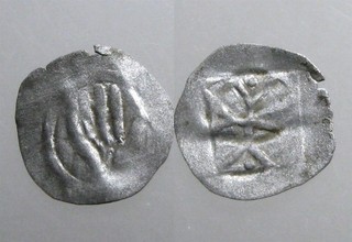 SCHWABISCH HALL SILVER/BL HELLER____Medieval____"RIGHT HAND OF GOD"____Blessing