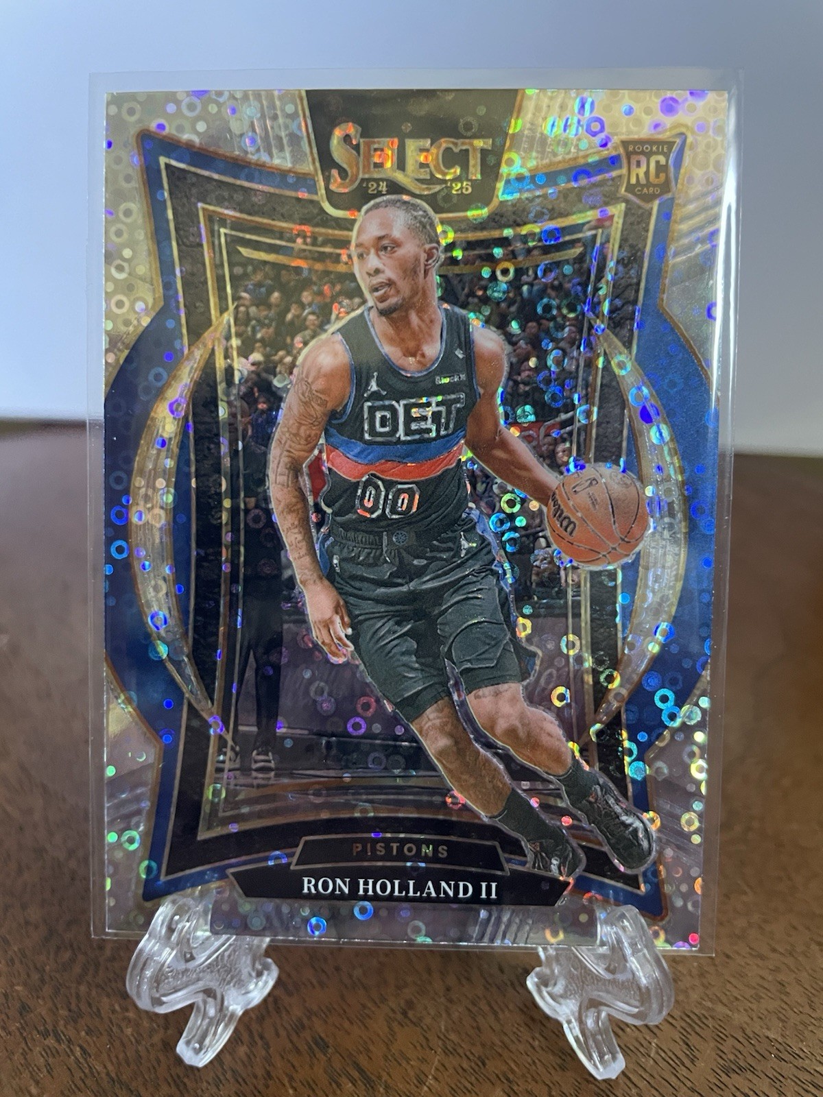 2024-25 Panini Select Concourse Ron Holland II #74 Silver Prizm Disco Prizm RC