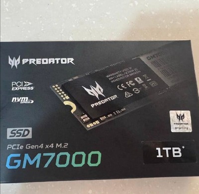 Acer Predator GM7000 1TB PCIe 4.0 NVMe M.2 SSD 7400MB/s Read Gaming SSD