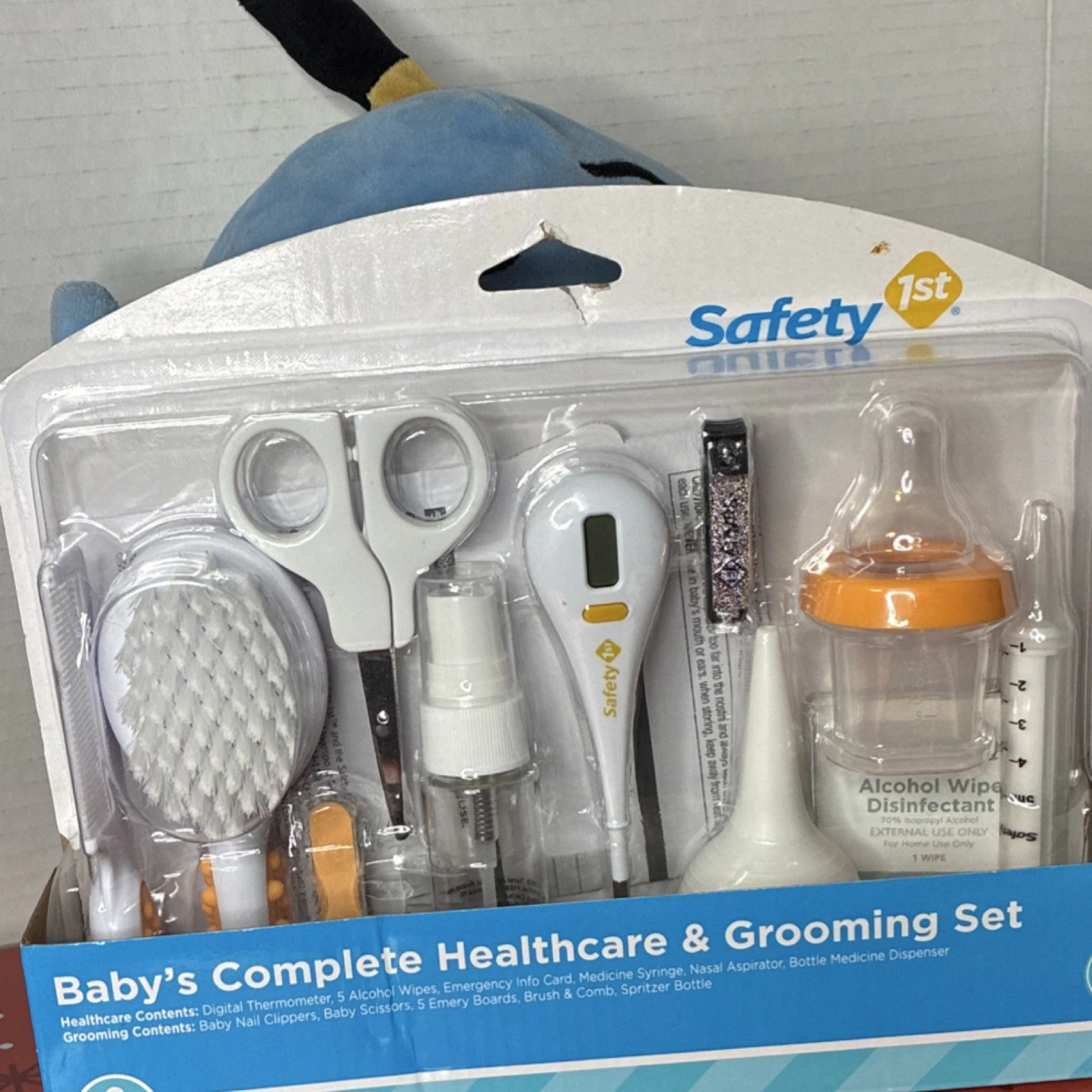 Safety 1st Baby Healthcare & Grooming Set Thermometer Nail Clippers Brush
Opens in a new window or t