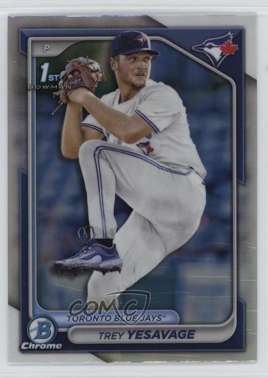 2024 Bowman Draft Chrome Refractor Trey Yesavage #BDC-92 0rd2