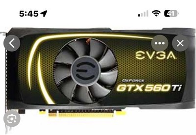 EVGA GeForce GTX 560 Ti 2GB GDDR5 GPU 02G-P3-1568-RX Factory Sealed Certified.