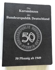 50 Pfennig BRD Münzen KOMPLETT-Sammlung mit 1950 G BdL 1949-2001 mit Album