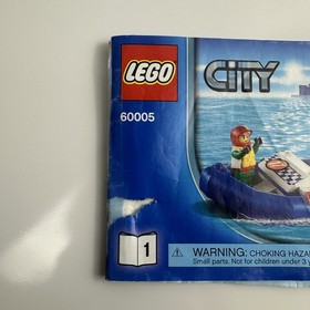 Lego 60005 Fireboat City 2013 With Manuals & Minifigures 100% Complete set