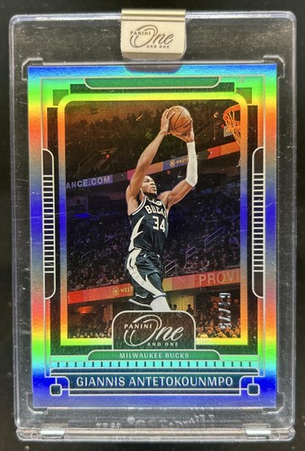 2024-25 Panini One and One Giannis Antetokounmpo #/75 Bucks