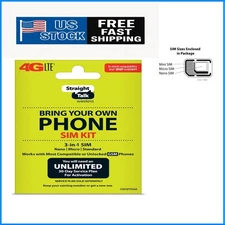 AT&T Compatible SIM Card Kit - Ultimate 3-in-1 Solution for Unlocked Phones