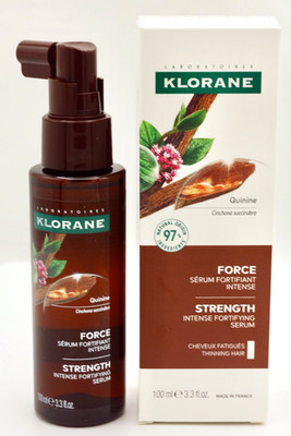 Klorane Strength Intense Fortifying Hair Serum w/ Quinine NIB 100 mL/ 3.3 fl oz