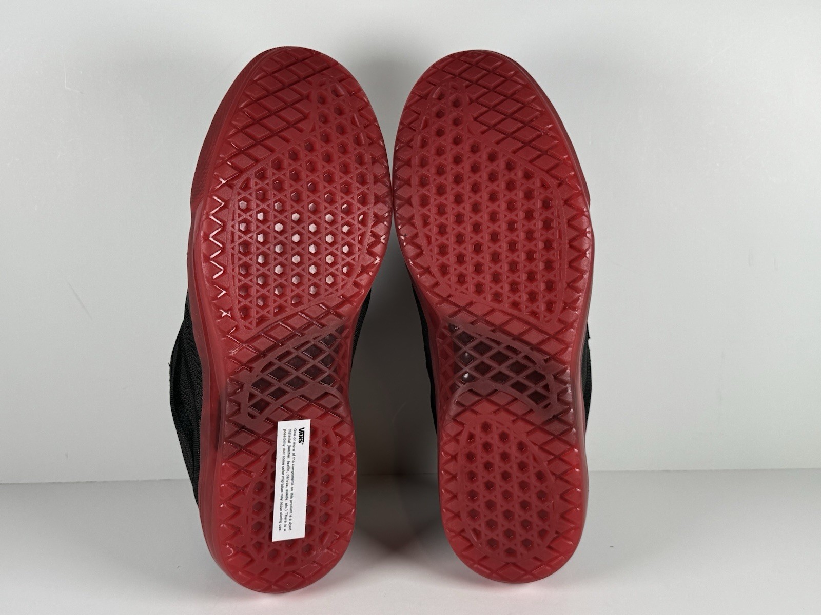 Vans Evdnt Ultimate Waffle Skate Shoes Men’s Size 9.5 Black/Red VN0A5DY7458 image 4