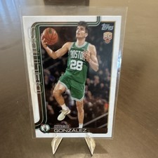 Topps 2025-26 Hugo Gonzalez Rookie #228 Boston Celtics NBA Basketball Card
