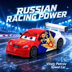 Disney Pixar Cars 2 Movie Russian Racer - Vitaly Petrov Die-cast Model Toy Cars