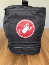 Borsa antipioggia Castelli Race nera, taglia unica, borsa bici ciclismo