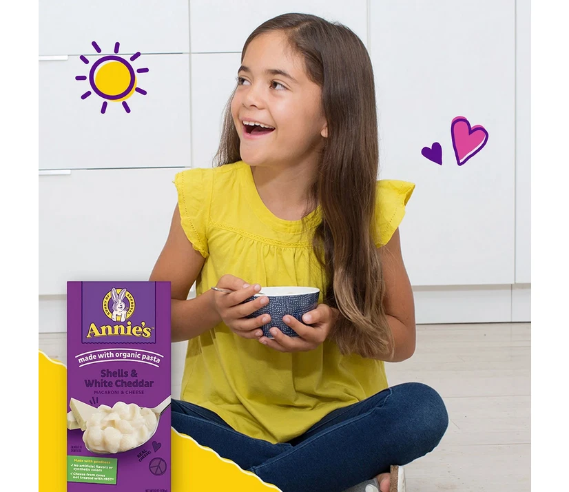 Annie's Shells and White Cheddar Mac and Cheese 6 oz., 12 paquetes Foto 3 de 4