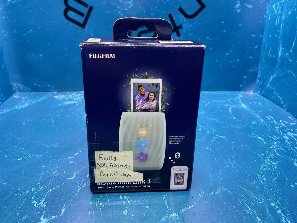 *FAULTY* Fujifilm Instax Mini Link 3 Mobile Photo Printer - Sage Green - Image 2 of 4