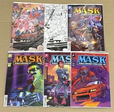 MASK #1 Complete Set Of 6 CVR A-F  Energon Transformers Image Comics Skybound