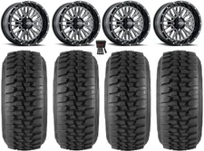 ITP Momentum 15" Wheels Milled 33" Desert Series Tires Kawasaki Teryx Mule