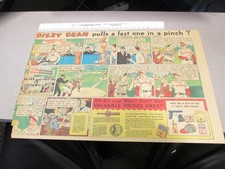 newspaper ad premium 1930s DIZZY DEAN Post cereal box baseball PULLS FAST token