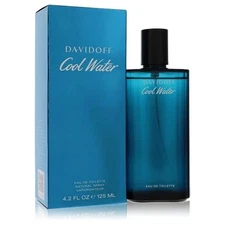 Davidoff Cool Water 125ml / 4.2 Oz EAU DE Toilette Natural Spray For Men's