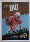 2026 UD World of Sports football CJ Bailey Big Names Campus Copper rookie card