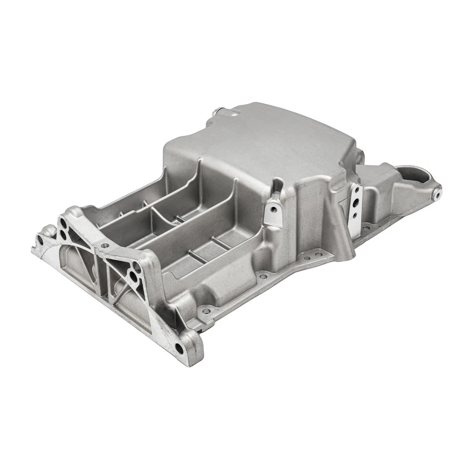 Bandeja de aceite para 10-17 Chevy Equinox 2,4 L 10-17 GMC Terrain 2,4 L aluminio plateado Foto 3 de 4