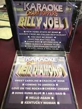 Chart Toppers Karaoke Billy Joel Neil Diamond CDG Multiplex Sealed 2 Disc Set