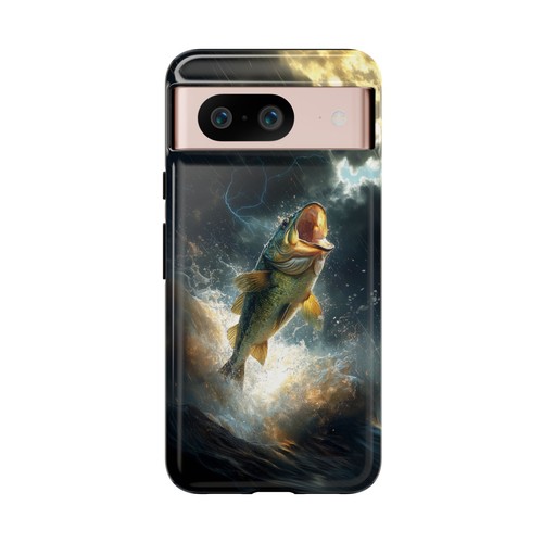 Big Mouth Bass Fish Thunderstorm River - Phone Case for iPhone, Galaxy, Pixel - 第 142/281 張圖片