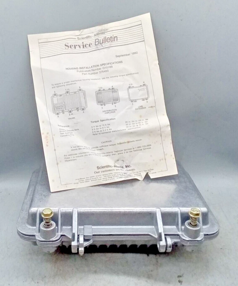 1 NOS SCIENTIFIC ATLANTA 507860 Line Extender Amplifier II 750 MHz - Image 4 of 4