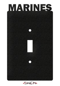 swen products armed services us marines corp usmc light switch plate