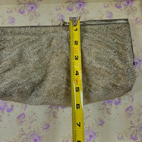 Pochette vintage Walborg avorio perline madreperla intarsiata made in Japan con scatola (A4) - Foto 16 di 22