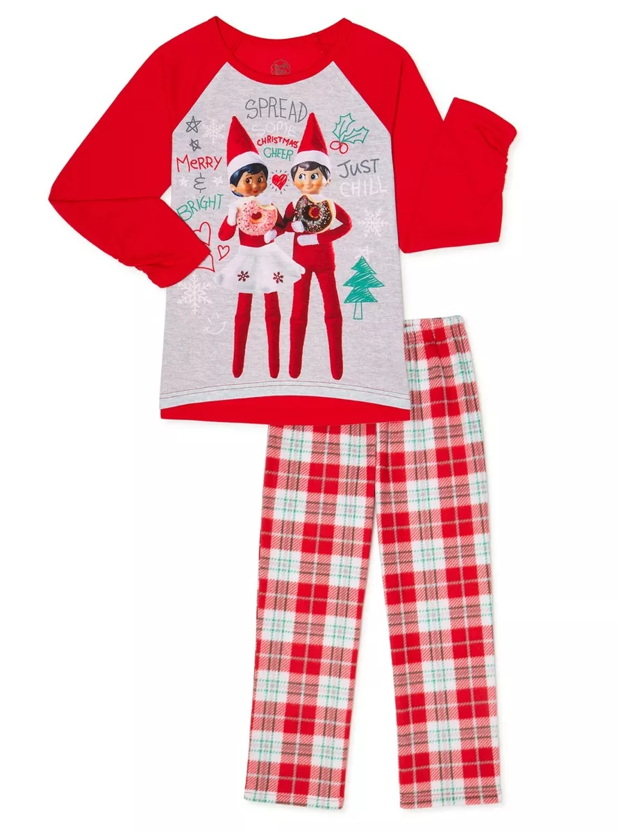 Elf On The Shelf Pajamas Size 4-5, 6-6x Girls Winter Fleece