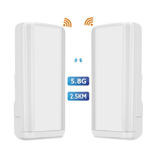 2.5KM Wireless Bridge Outdoor CPE Kit 5.8G 450Mbps Point-to-Point WiFi Bridge - Picture 4 of 14