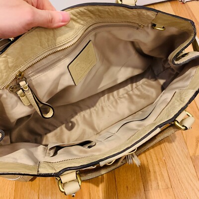 Authentic Vintage Y2K 2000 Hobo Coach Hamptons Leather