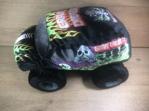 Monster Jam Grave Digger Plush 13" Truck Monster Truck Plush Toy 2019 - Picture 2 of 3
