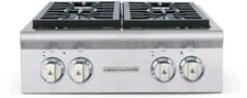 American Range ARSCT244L 24 Inch Gas Rangetop with 4 Sealed Burners.