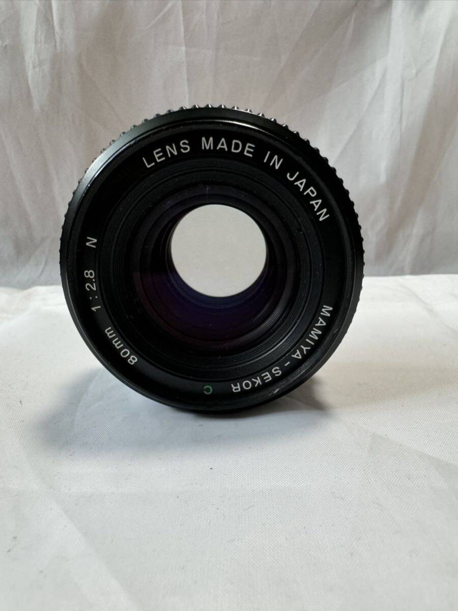 MAMIYA-SEKOR C 80mm 1:2.8 N Single Focus Camera Lens Made in MAMIYA-SEKOR C 80mm 1:2.8 N Single Focus Camera Lens Made in