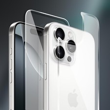 Front Back Full Body Tempered Glass Screen Protector For iPhone 16 Pro Max Plus