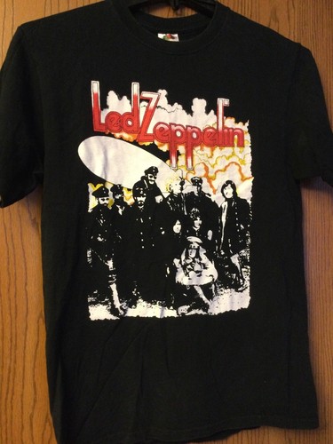 Led Zeppelin - Led Zeppelin 2 LP Image - Black - M - Fruit Of The Loom.