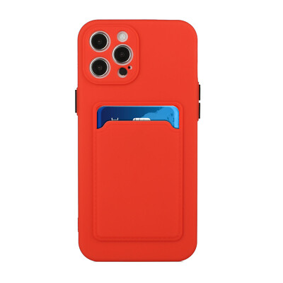 For iPhone 17 Pro Max 16 15 14 Shockproof Rubber Card Holder Wallet Case Cover