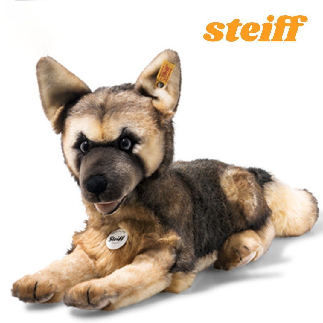 Steiff Mike German Shepherd シュタイフ シェパード Steiff Shepherd Mike Dog Plush Realistic Details Large Size