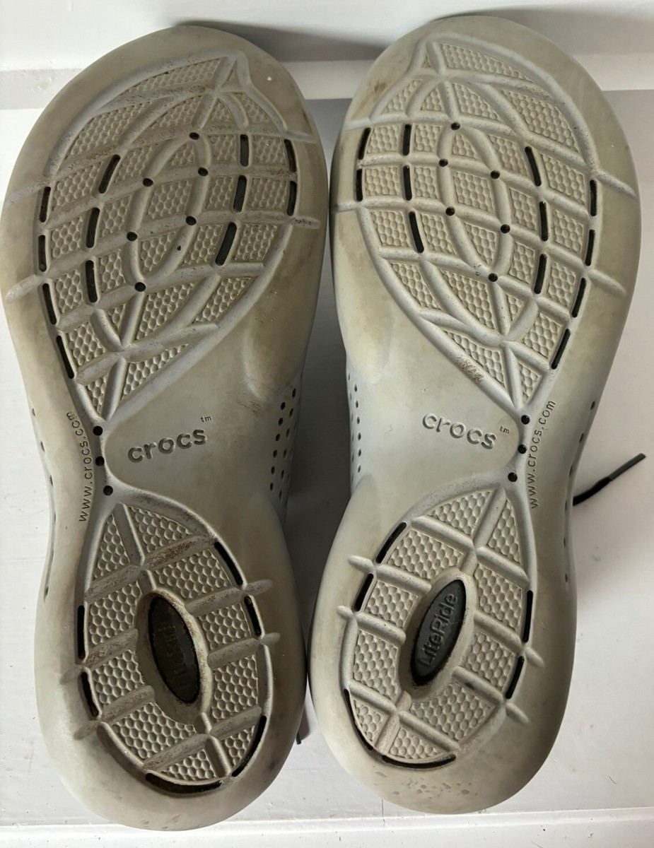 Crocs LiteRide 360 Pacer Black Slate Gray 206715 Sneakers Shoes
