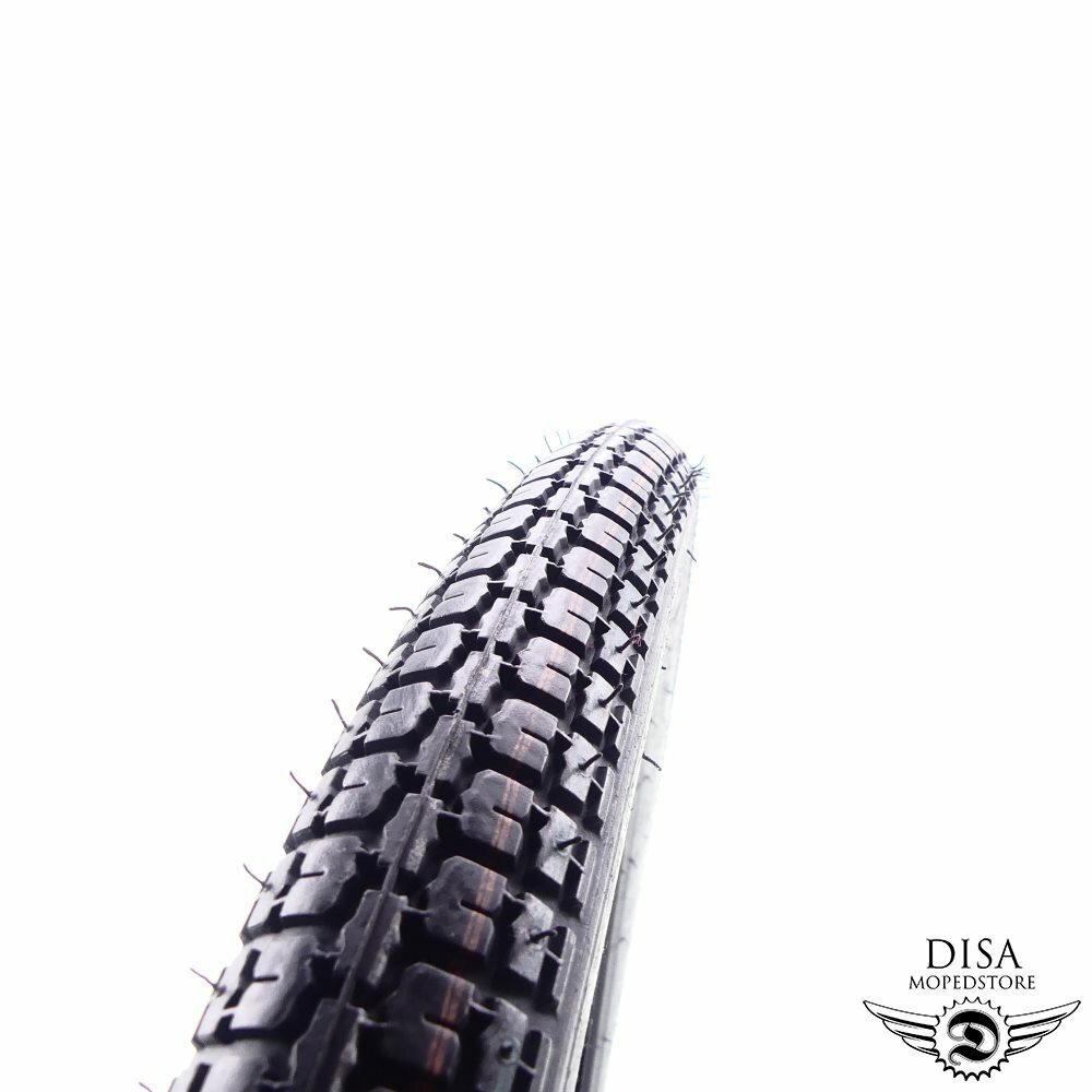 Moped Tire & Tube Set – 2 Tires + 2 Rim Strips + 2 Tubes – 19” X 3.25 – Mitas Rubena