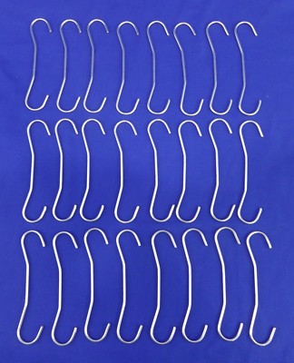 24 Qty Steel Double C-Hook 4'' Drop Grid Ceiling Hanger Suspended Tile Grid Track