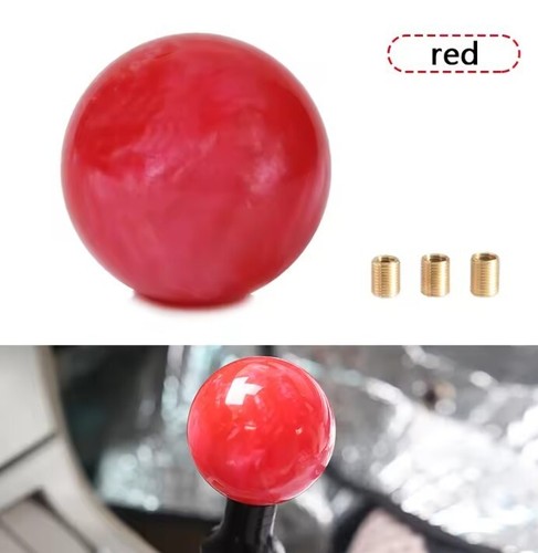 Pearl Marble Design Gear Shift Knob M12x1.25 M8x1.25 M10x1.25 M10x1.5 Universal - Picture 8 of 20