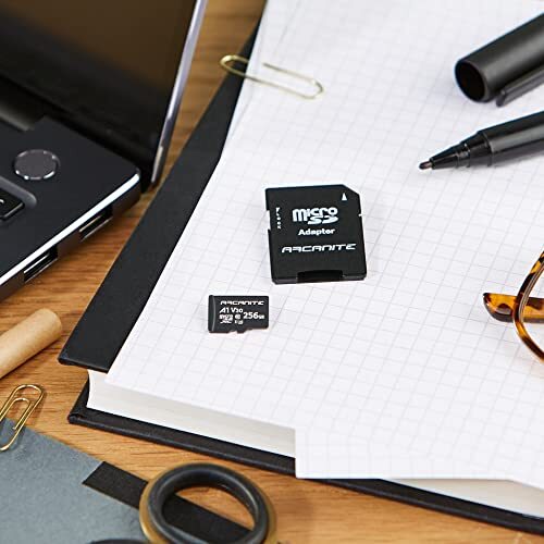 ARCANITE 256 Go Carte Mémoire microSDXC avec adaptateur SD - A1 UHS-I U3 V30 ... - Photo 7/7
