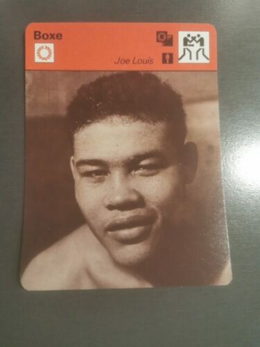 Joe Louis Boxing Carte 16 Cm X 12 Cm Visit My Store Cards - Imagen 1 de 2
