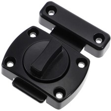1PC Inside Door Lock Latches Locks Sliding Lock Bolts Screen Black