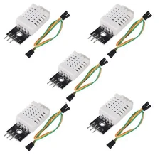 5pcs DHT22/AM2302 Temperature and Humidity Sensor Module Temp Humidity Monito...