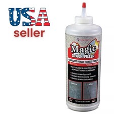 Magic Crack Filler 2LB Concrete Grey, for Filling in Concrete Cracks on Driveway