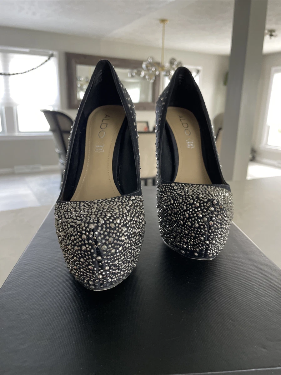 Crystal platform sandals aldo sale
