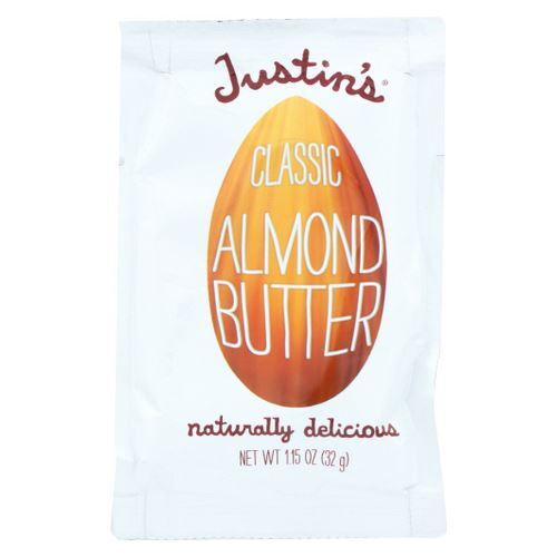 Squeeze Pack Almond Butter Classic Case of 10 X 1.15 Oz By Justin's - Picture 1 of 1