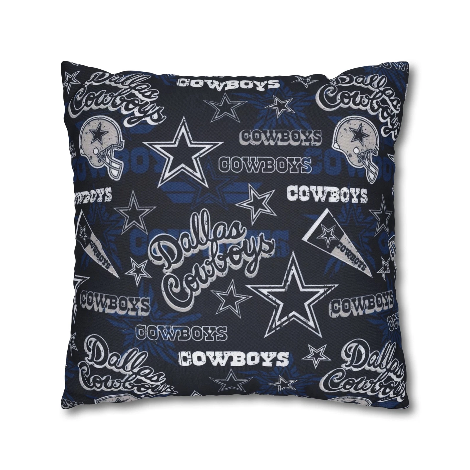 Dallas Cowboys Spun Throw Pillowcase